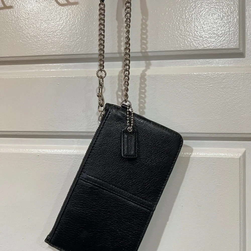 Coach Wristlet with Silver Hardware - Picture 3 of 5